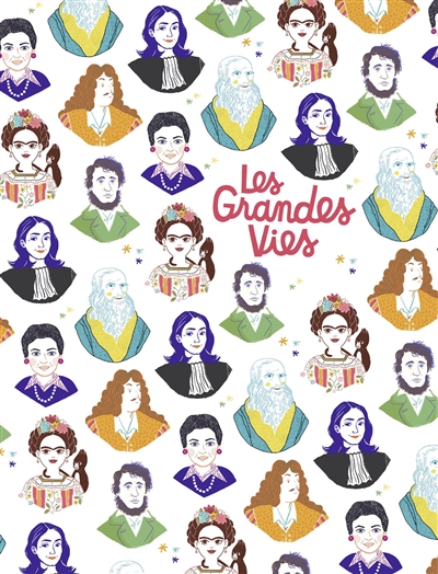 Coffret Les grandes vies (6 titres) - Simone Veil - Molière - Gisèle Halimi - Frida Kahlo - Henry David Thoreau - Léonard de Vinci